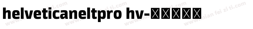 helveticaneltpro hv字体转换